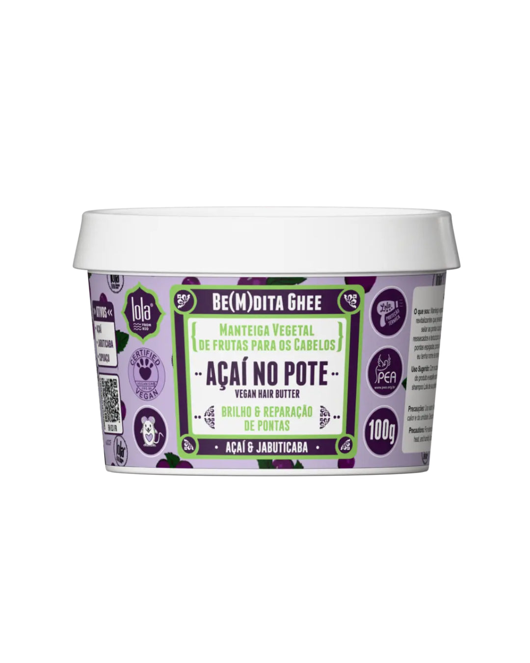 Be(M)Dita Ghee Açaí No Pote 100G
