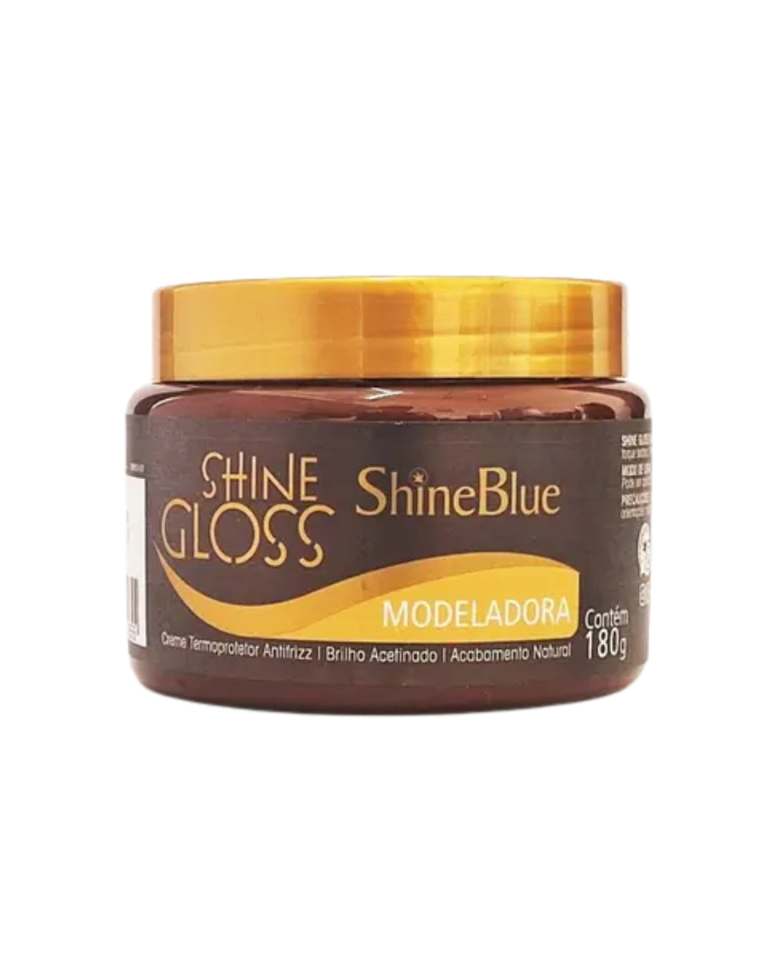 Pomada Modeladora Shine Blue Finisher Hair Shine Gloss 180g