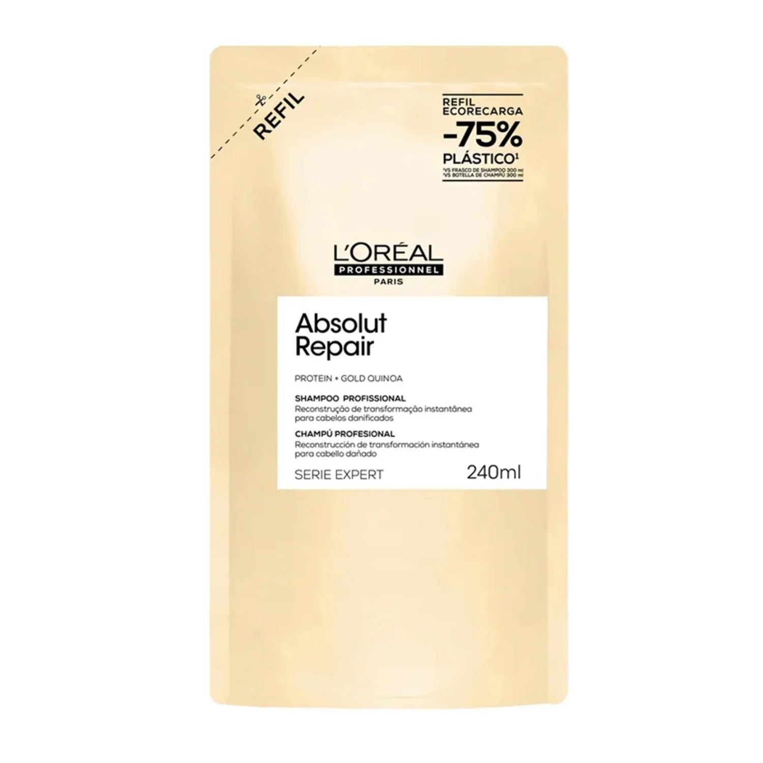 Shampoo Loreal Absolut Repair Refil 240ml