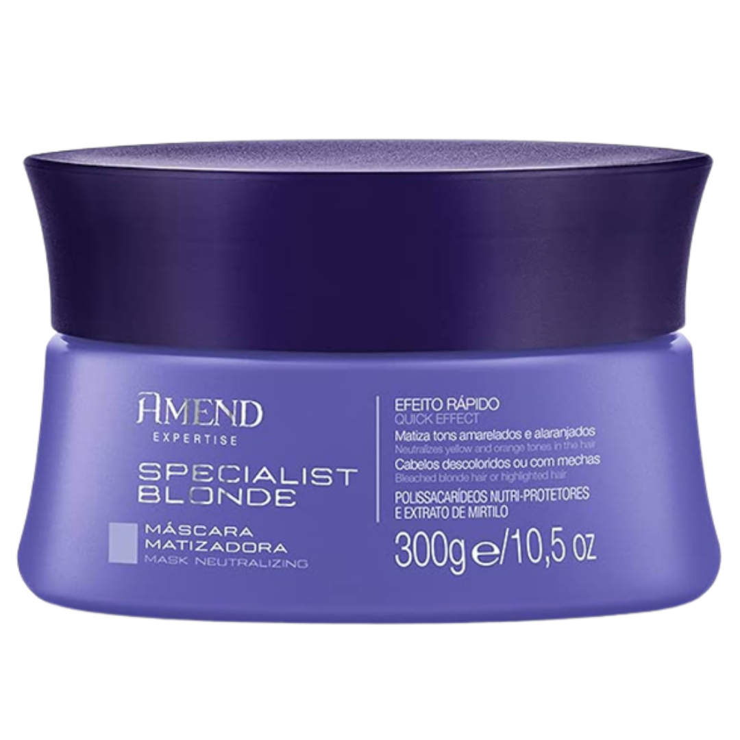 Máscara Amend Matizadora Specialist Blonde 300g