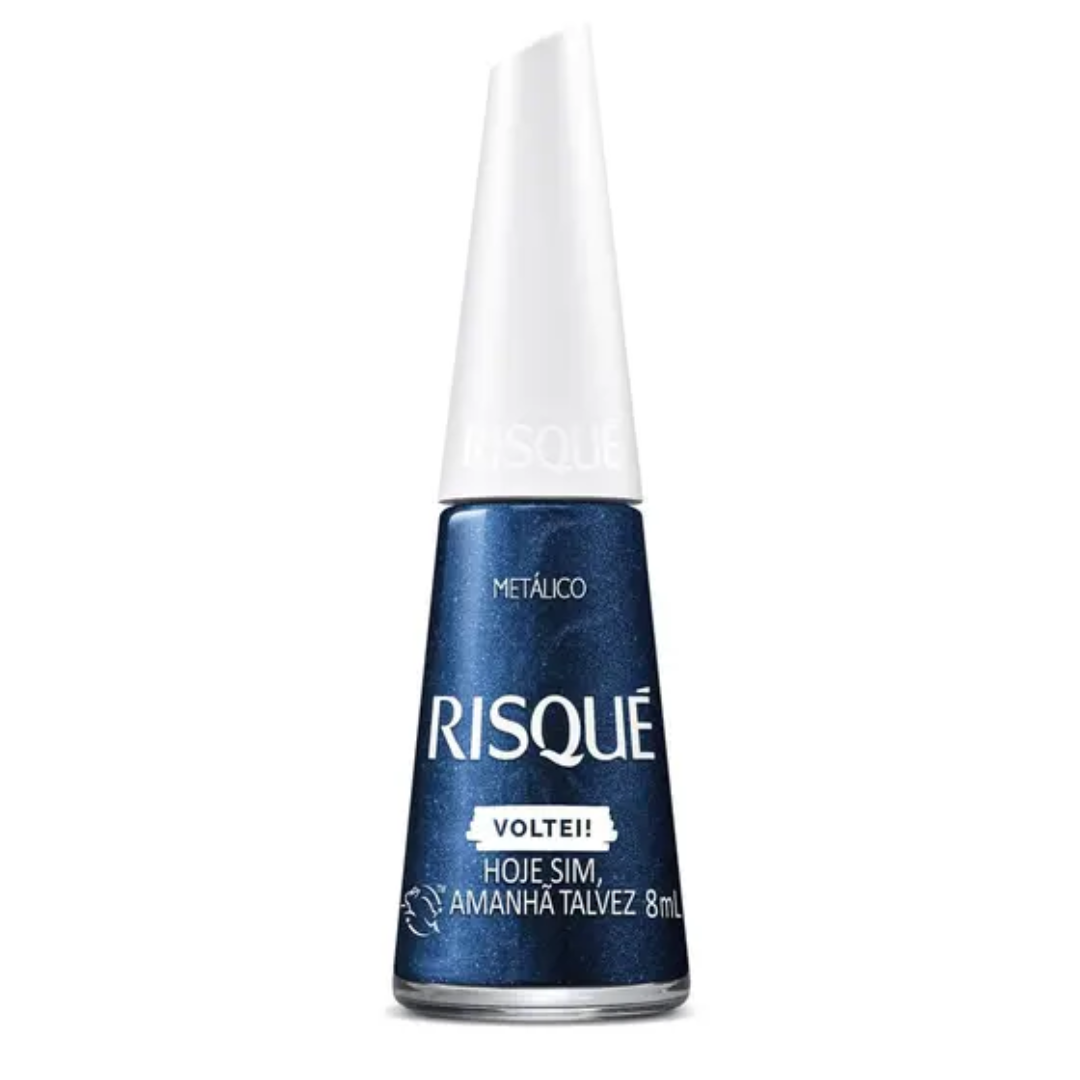 Esmalte Risqué Voltei Hoje Sim Amanhã Talvez Metálico