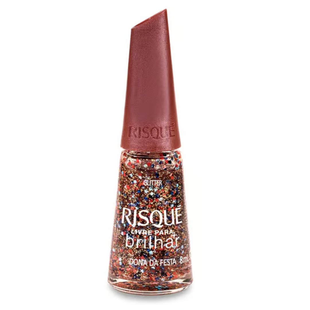 Esmalte Risque Livre Para Brilhar Dona Da Festa