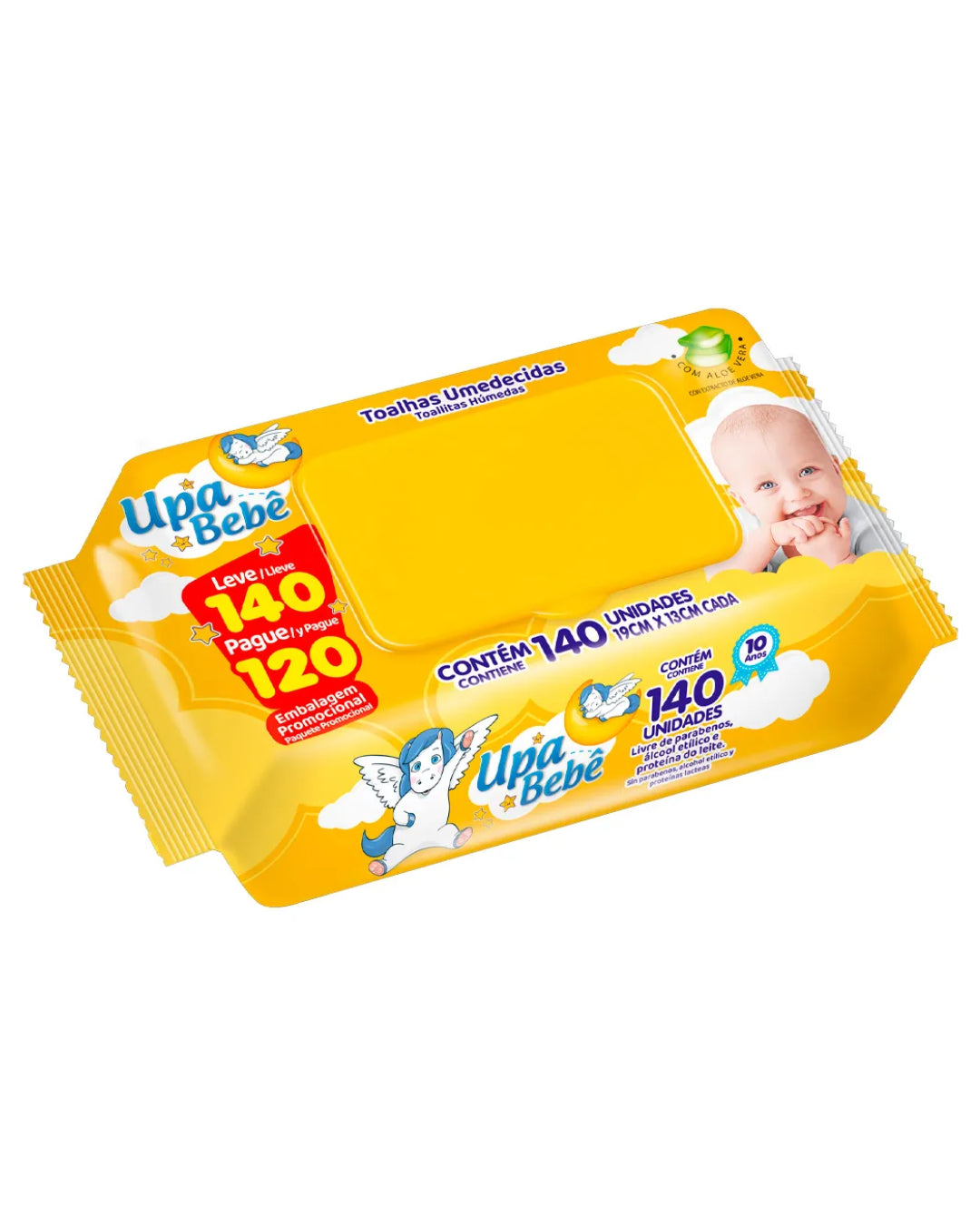 Lenços Umedecidos Upa Bebê com 120
