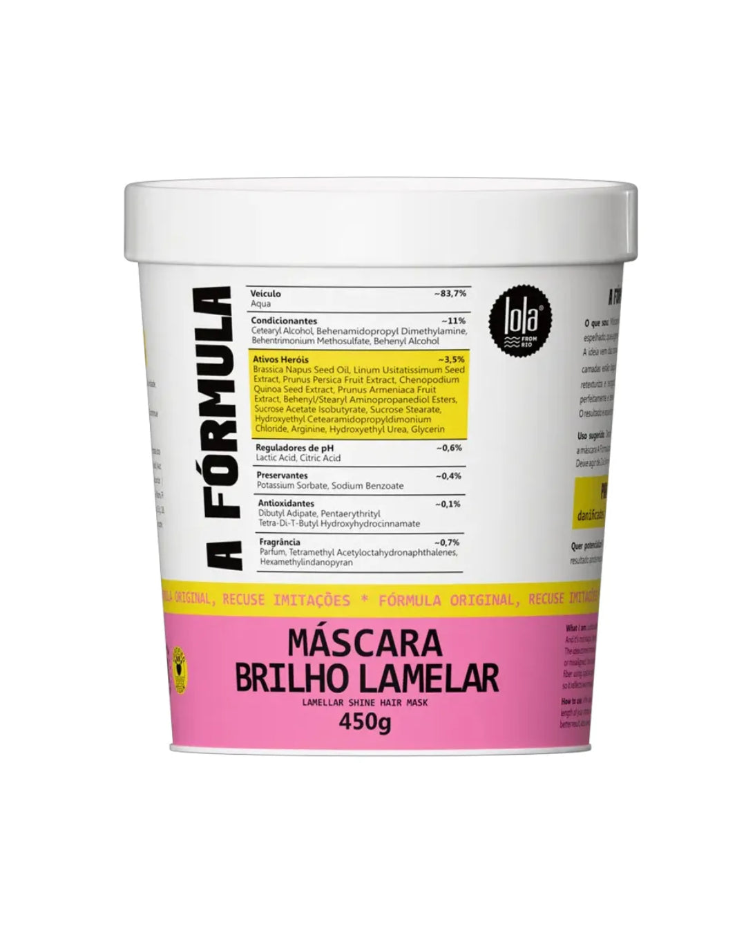 Máscara Lola From Rio a Fórmula 450g