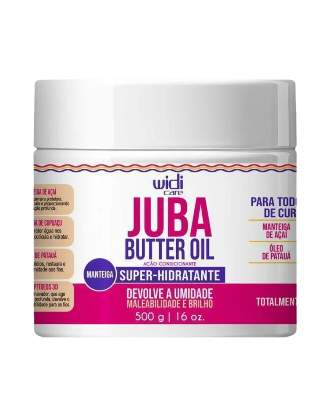 Máscara Widi Care Juba Butter Oil Super-Hidratante 500g