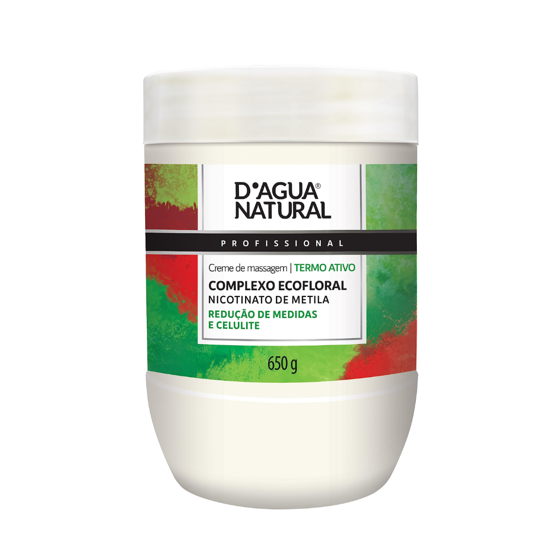 Creme De Massagem Dágua Natural Termo Ativo Ecofloral  650g