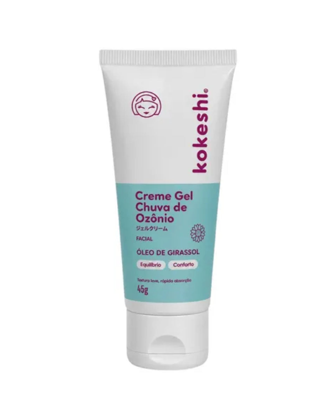 Creme Gel Hidratante Facial Chuva de Ozônio Kokeshi 45g
