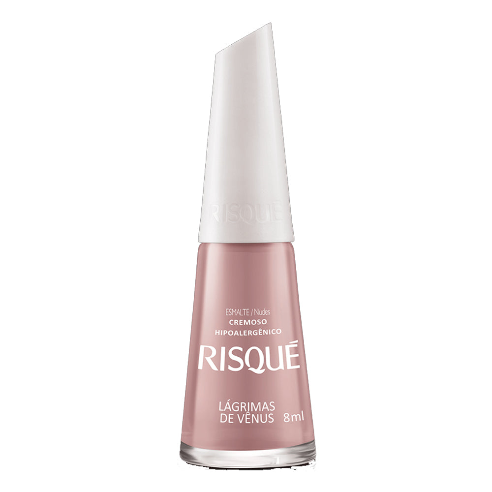 Esmalte Cremoso Risqué Nudes Lágrimas de Vênus 8ml