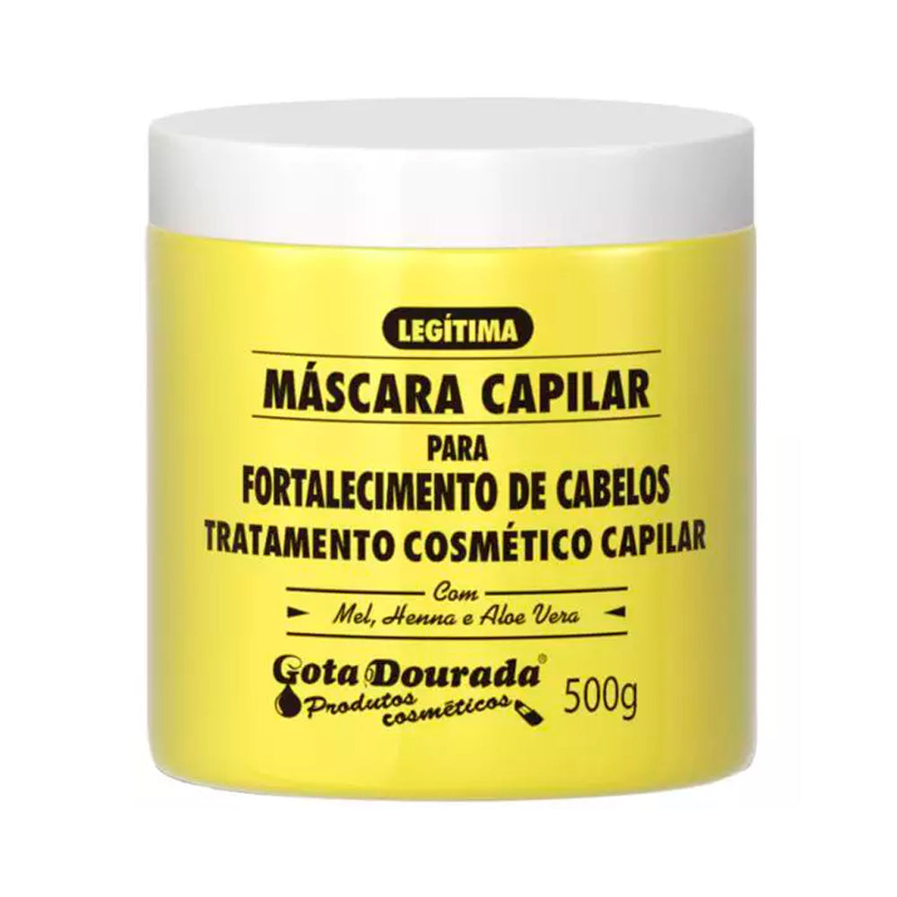 Máscara Gota Dourada Fortalecimento de Cabelos 500g