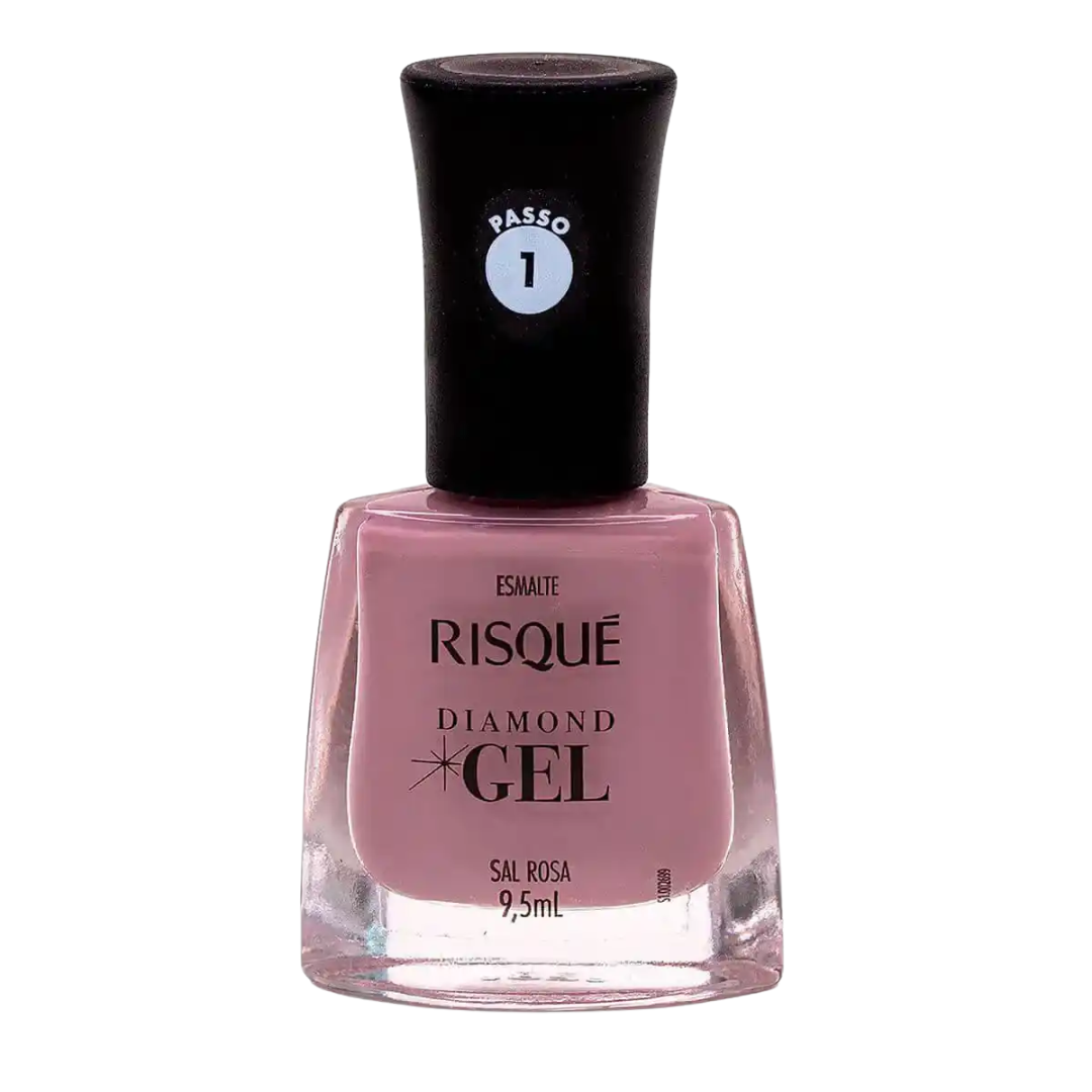 Esmalte Risqué Diamond Gel Sal Rosa