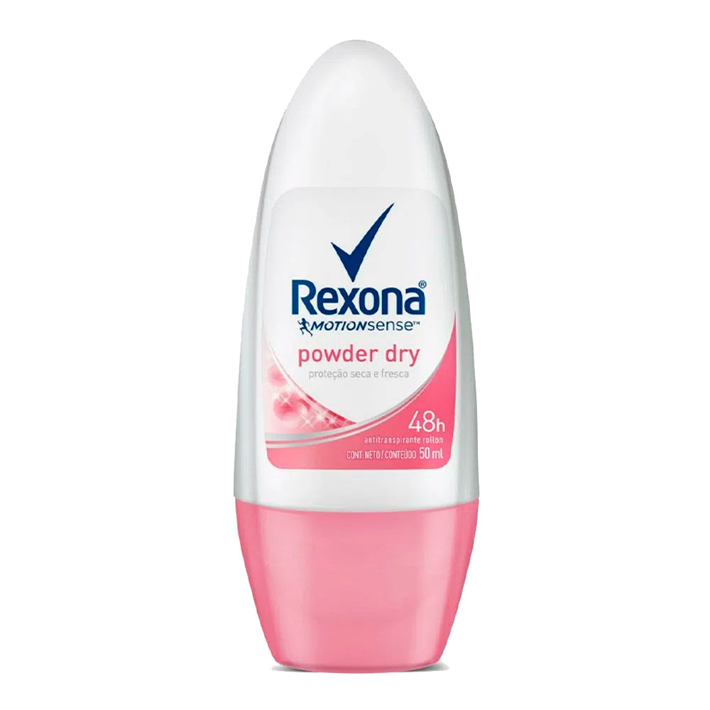 Desodorante Antitranspirante Rollon Rexona Feminino Powder Dry 50ml