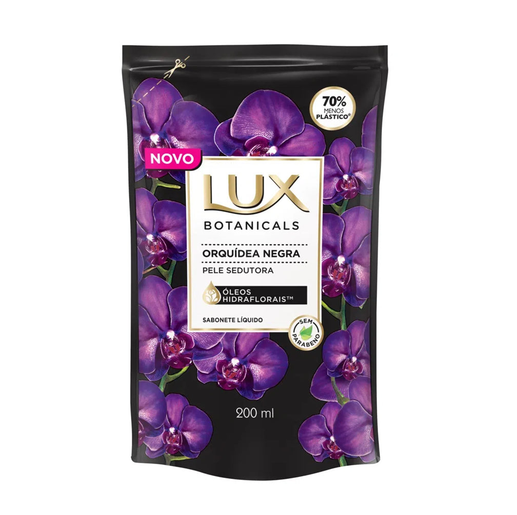 Sabonete Liquido Lux Refil Orquídea Negra 200ml 58923