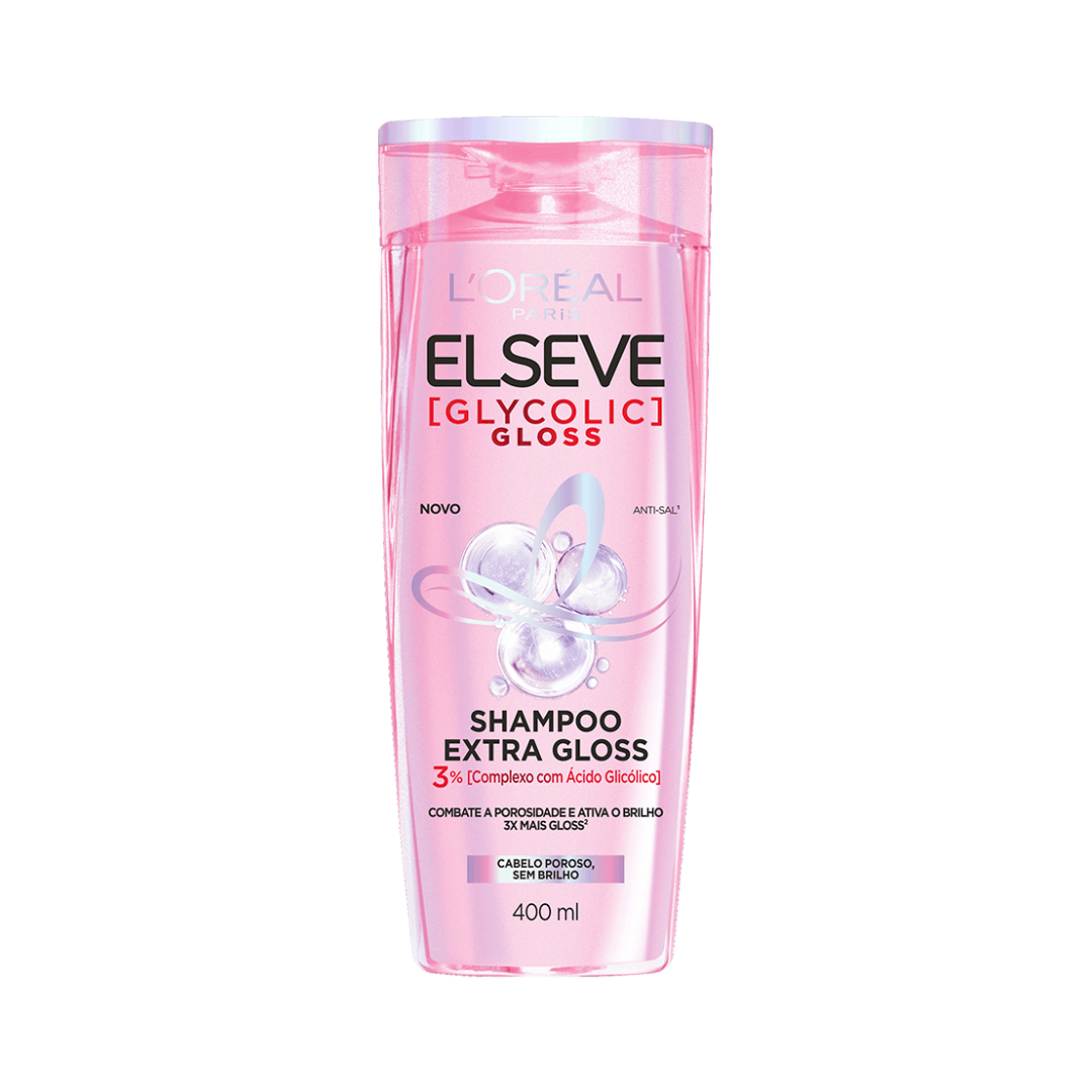 Shampoo Elseve Glycolic Gloss Extra Gloss - 400ml
