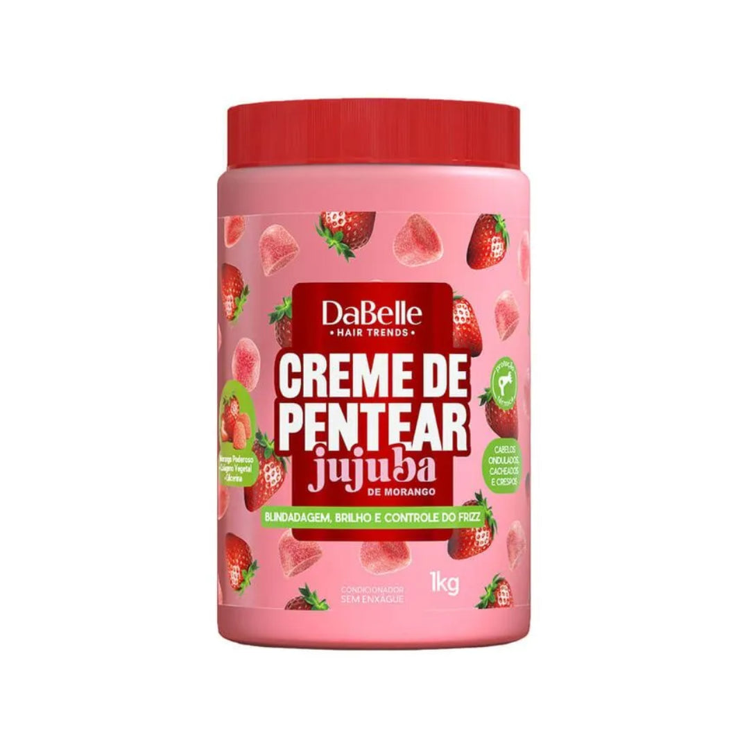 Creme de Pentear Dabelle Jujuba De Morango 1k