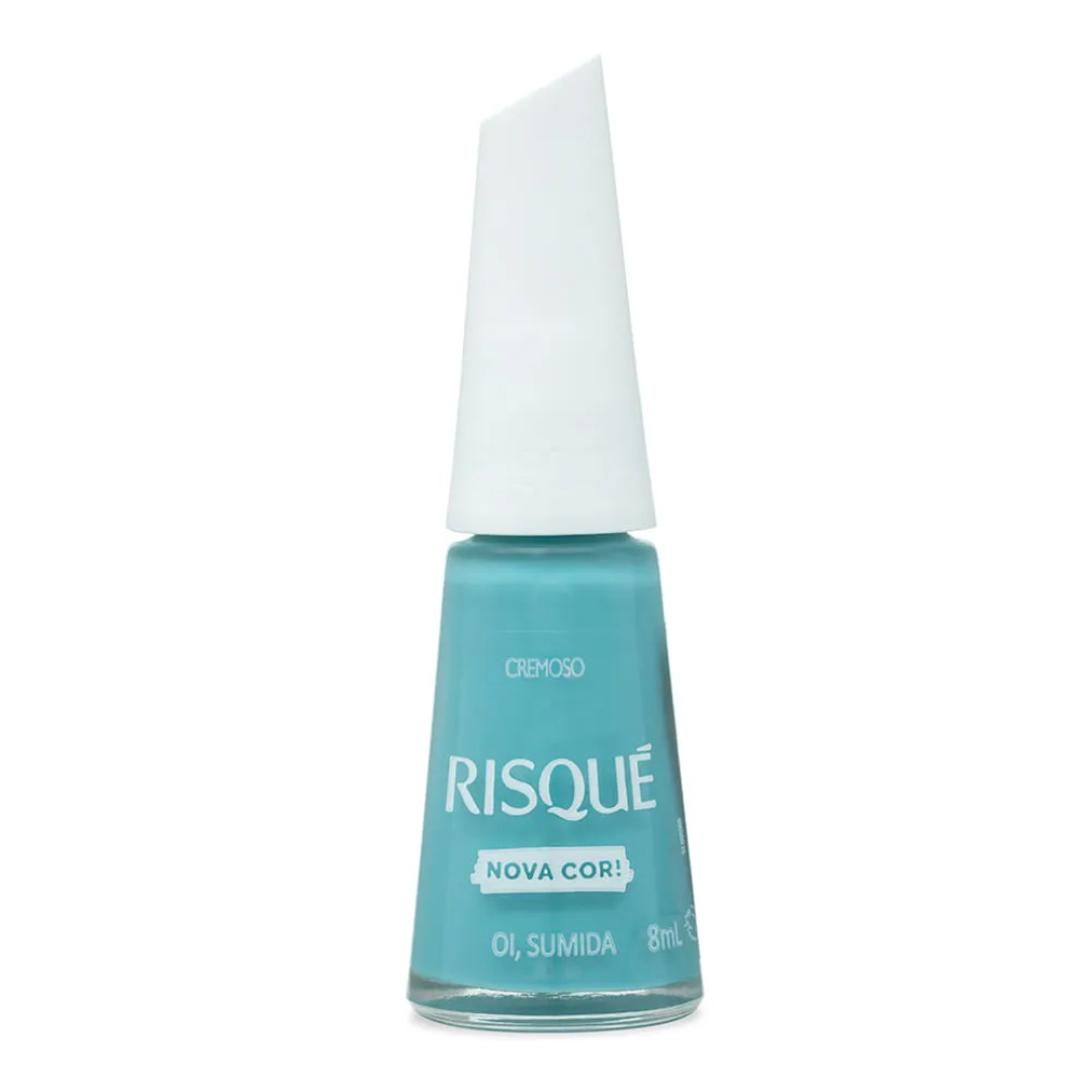 Esmalte Azul Risque Oi, Sumida Cremoso 8ml