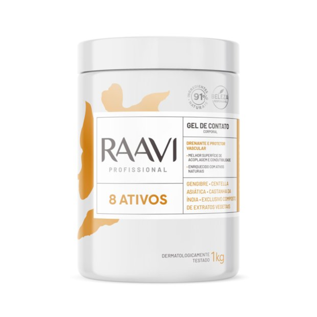Gel de Contato Raavi Natuativo 8 Ativos Corporal 1Kg