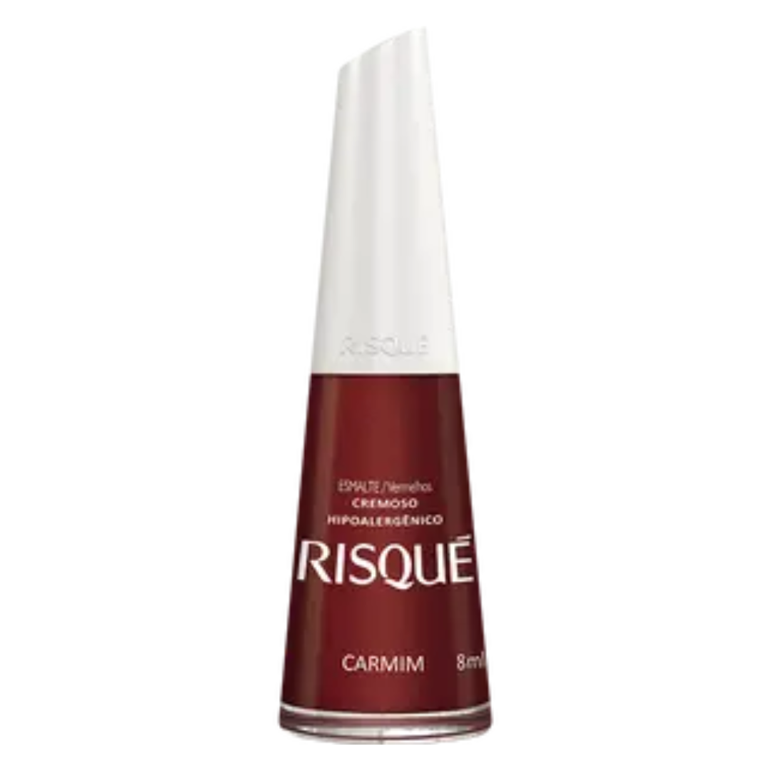 Esmalte Cremoso Risqué Vermelhos Carmim 8ml