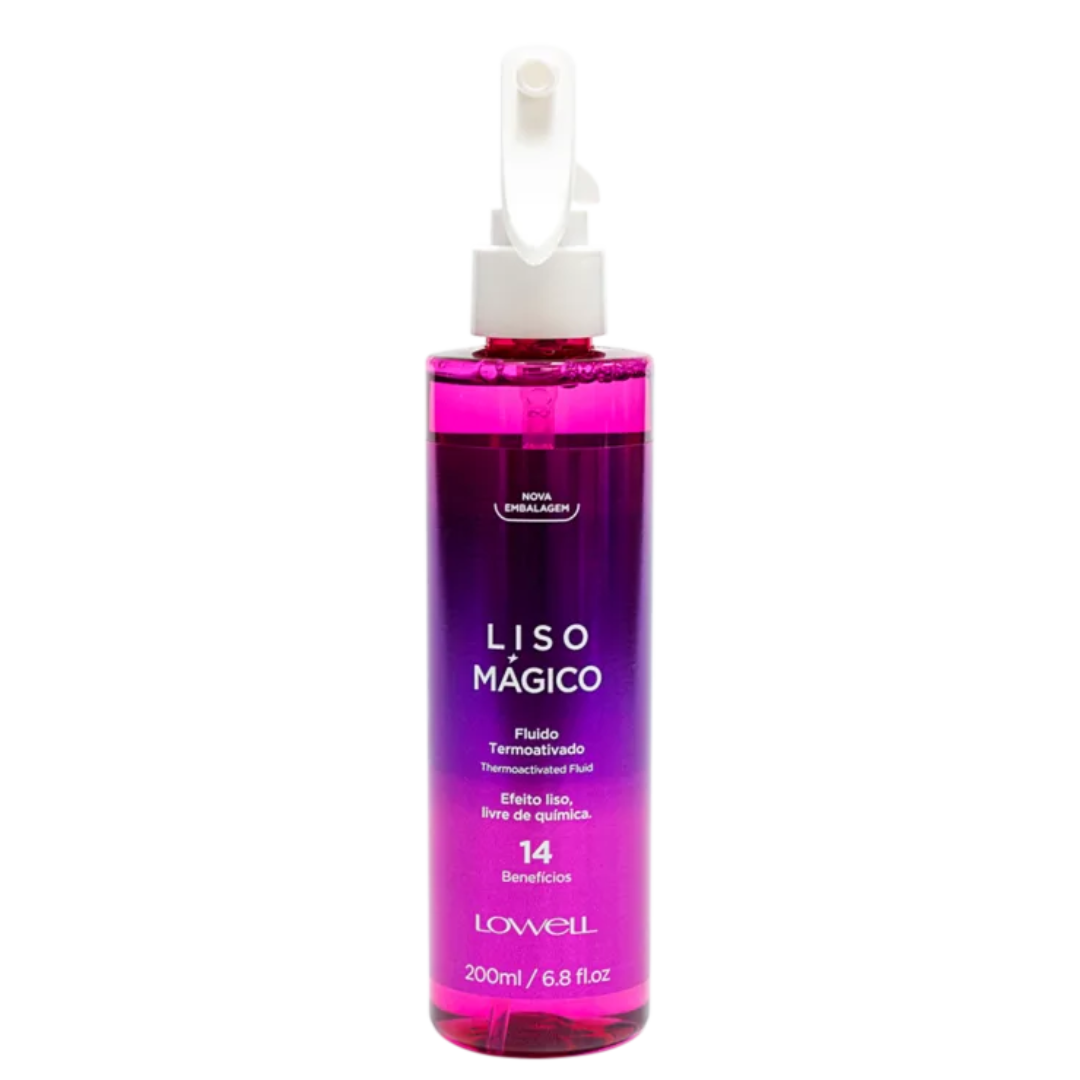 Fluído Termoativado Lowell Liso Mágico 200ml